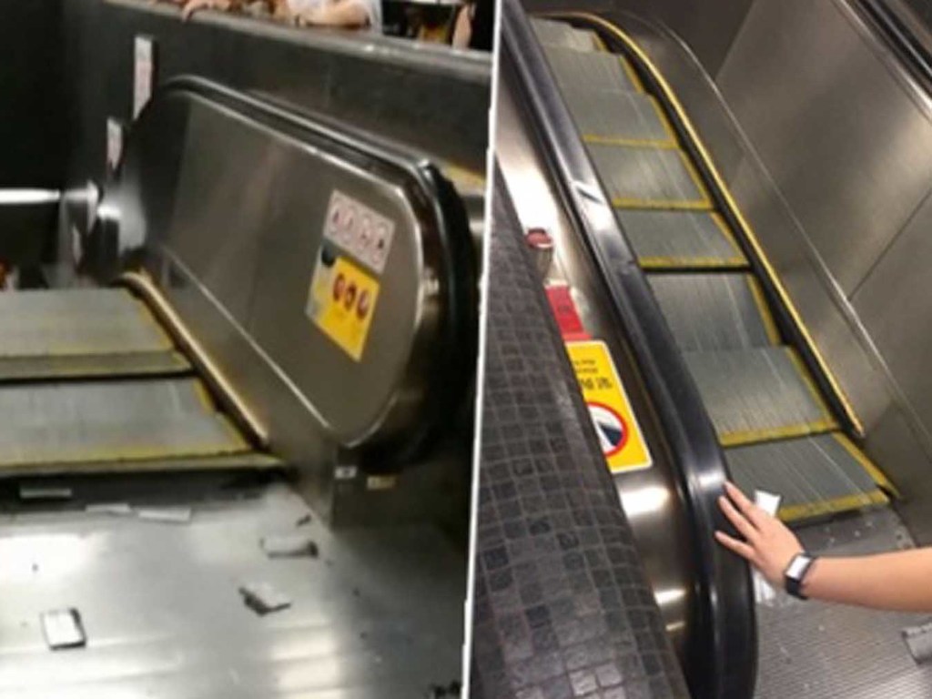 港鐵尖沙咀站炒扶手電梯乘客逐個跳起 網民：如果前面係阿婆…