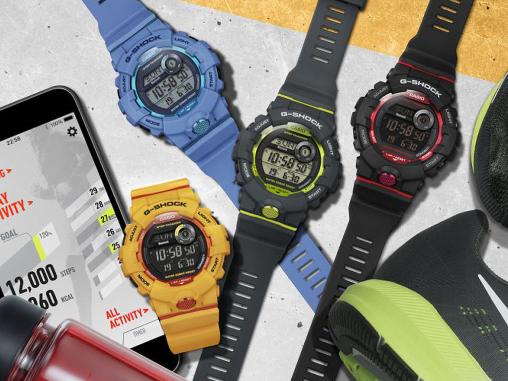 Casio 兩款全新 G-SHOCK 及 BABY-G 手錶 支援 app 計步健身功能