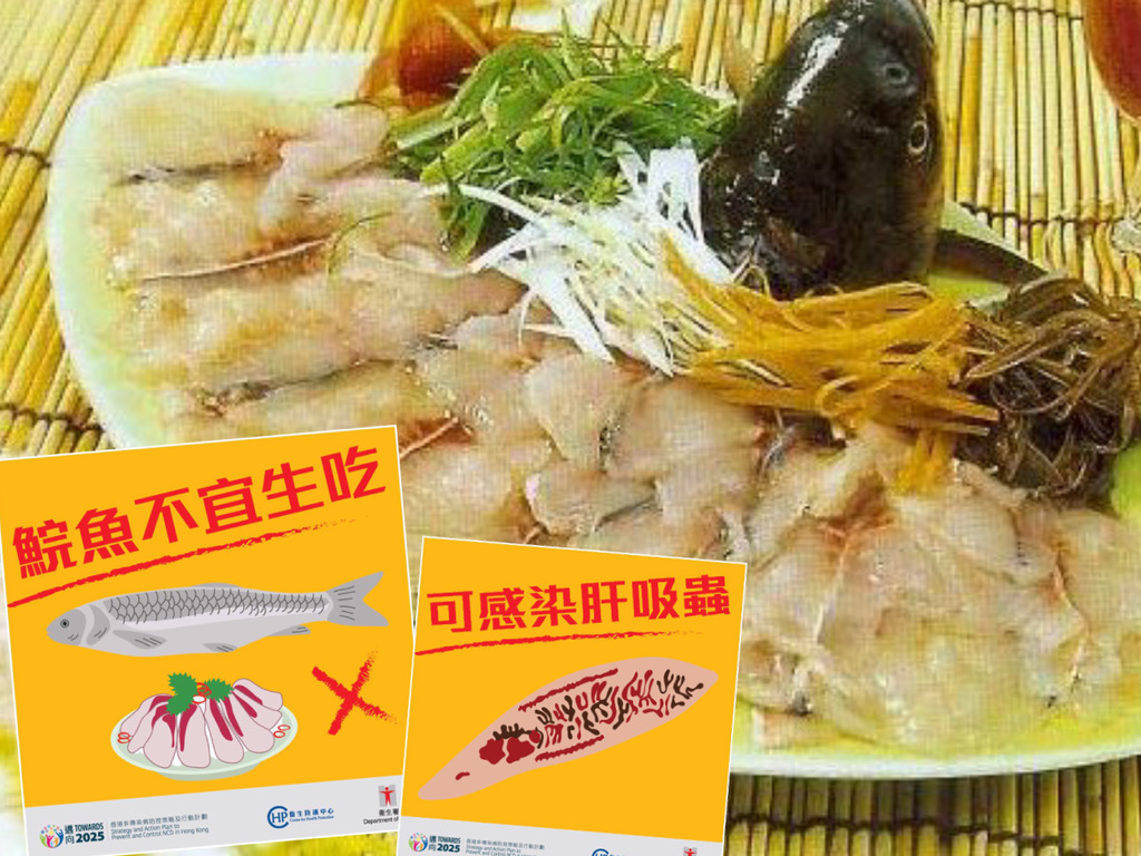 TVB 節目教食鯇魚生料理！食安中心警告：含寄生蟲可致膽管癌