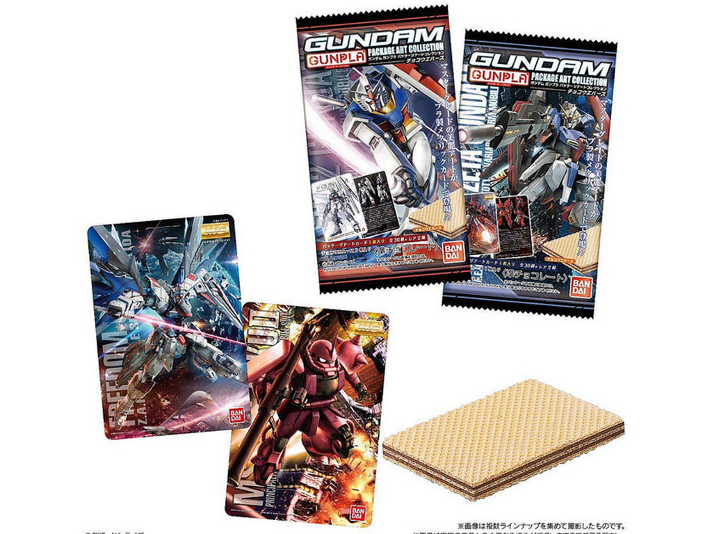 機動戰士高達 Gundam 朱古力威化餅 送 Gunpla 盒繪收藏卡