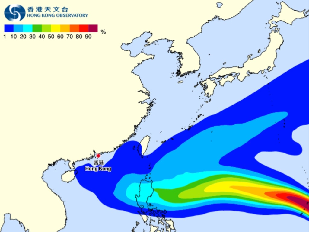 超強颱風玉兔下週初路徑存變數！或靠近台灣？