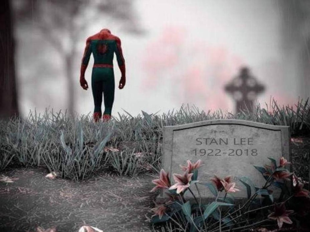 Stan Lee 網民悼念插畫圖集！蜘蛛俠傷感背影令粉絲心碎