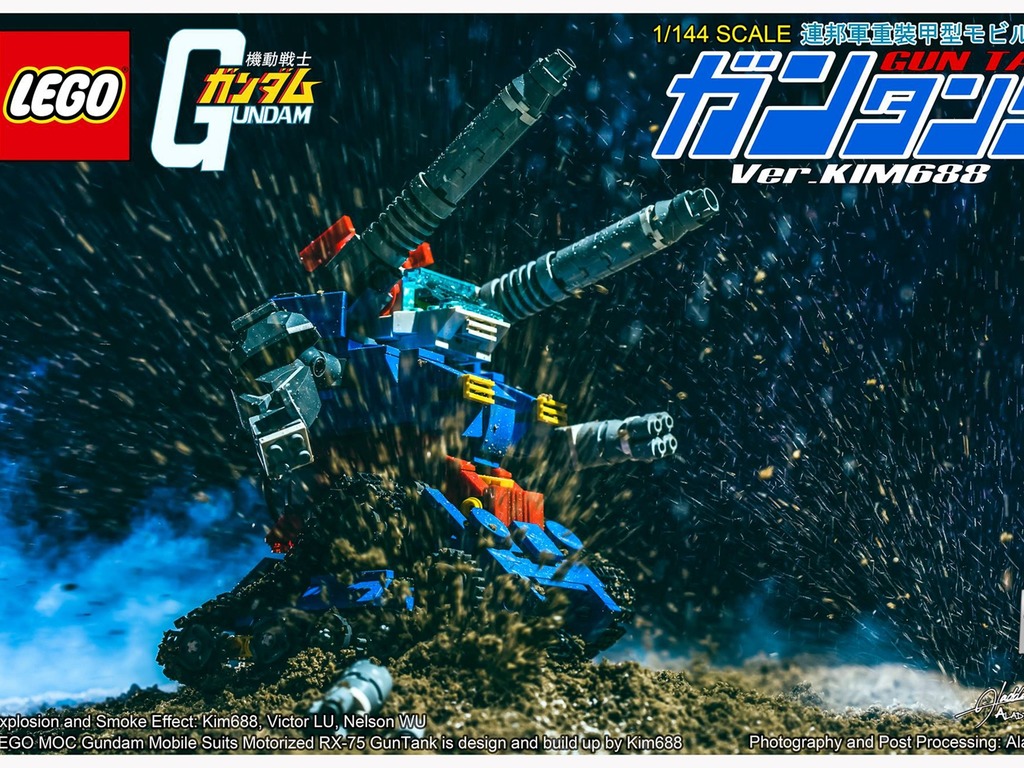 自砌 LEGO 機動戰士太空坦克識行可遙控！激似官方出品？ 