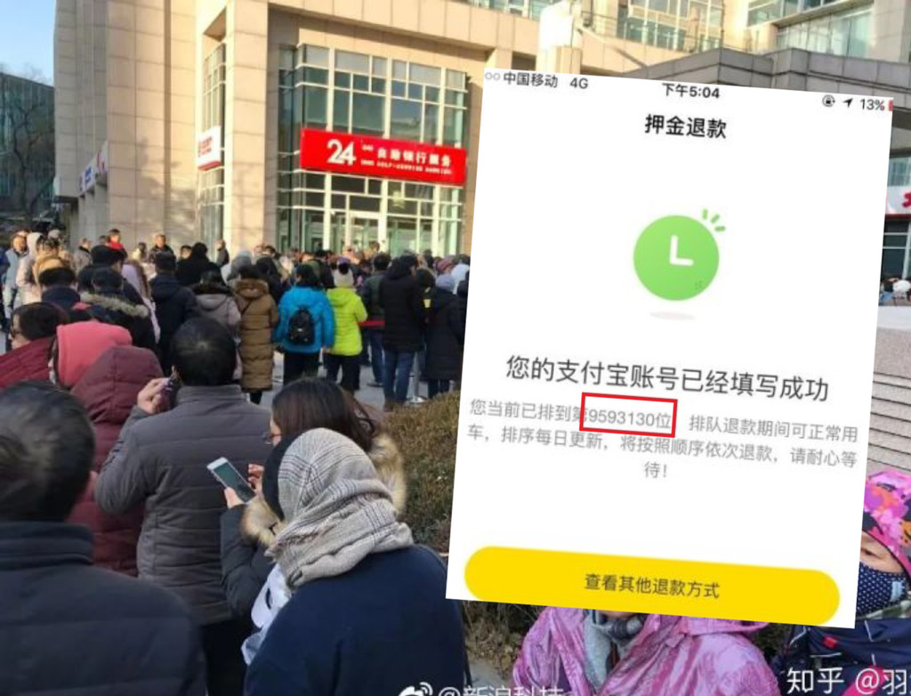 內地共享單車 ofo 出現退按金潮！千萬人網上排隊追討涉款 11 億