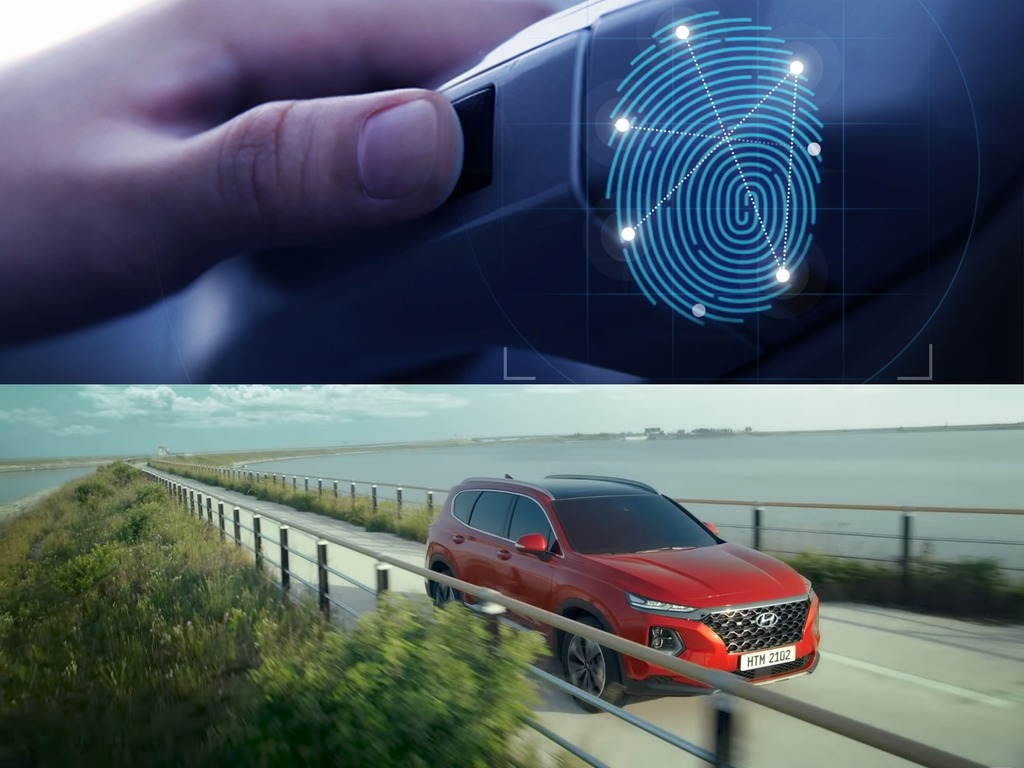 Hyundai Santa Fe SUV 首用指紋辨析啟動  真・Keyless 着車 2019 年上市