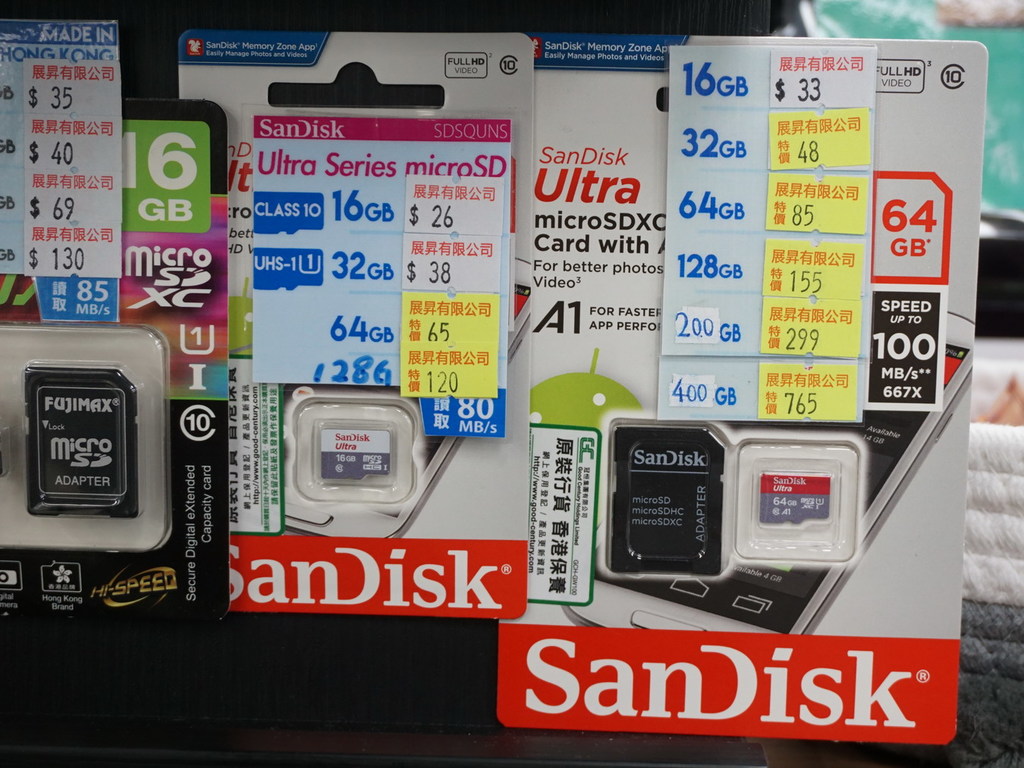 microSD 128GB 低見 $120！  最新腦場價速報