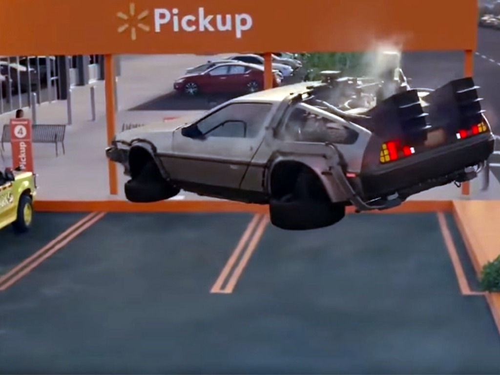 美國超市沃爾瑪賣名車廣告？大黃蜂捉鬼敢死隊回到未來經典車盡出