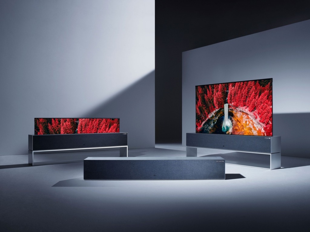 【CES 2019】LG SIGNATURE OLED TV R 全球首款捲曲電視  屏幕開收任你選