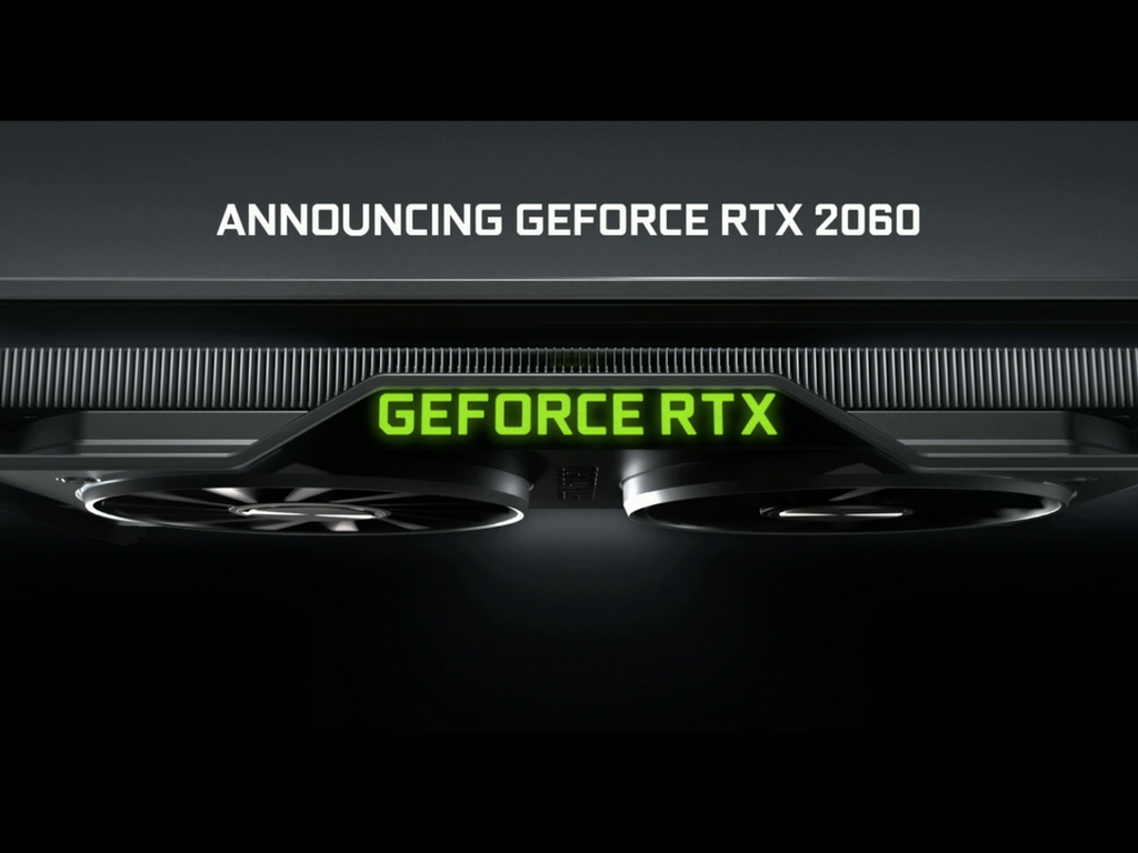 NVIDIA RTX 2060發布 快上代60%、定價US$349
