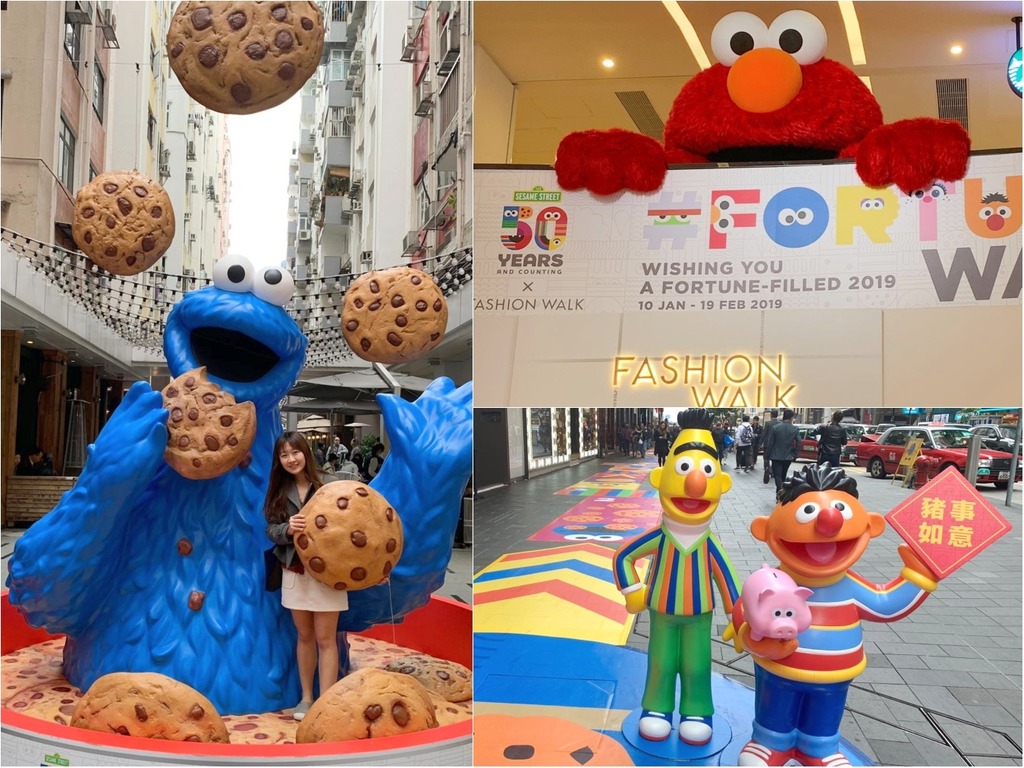 【芝麻街 50 年】FashionWalk 芝麻開運「型」新春率先直擊！巨型 Elmo 超可愛