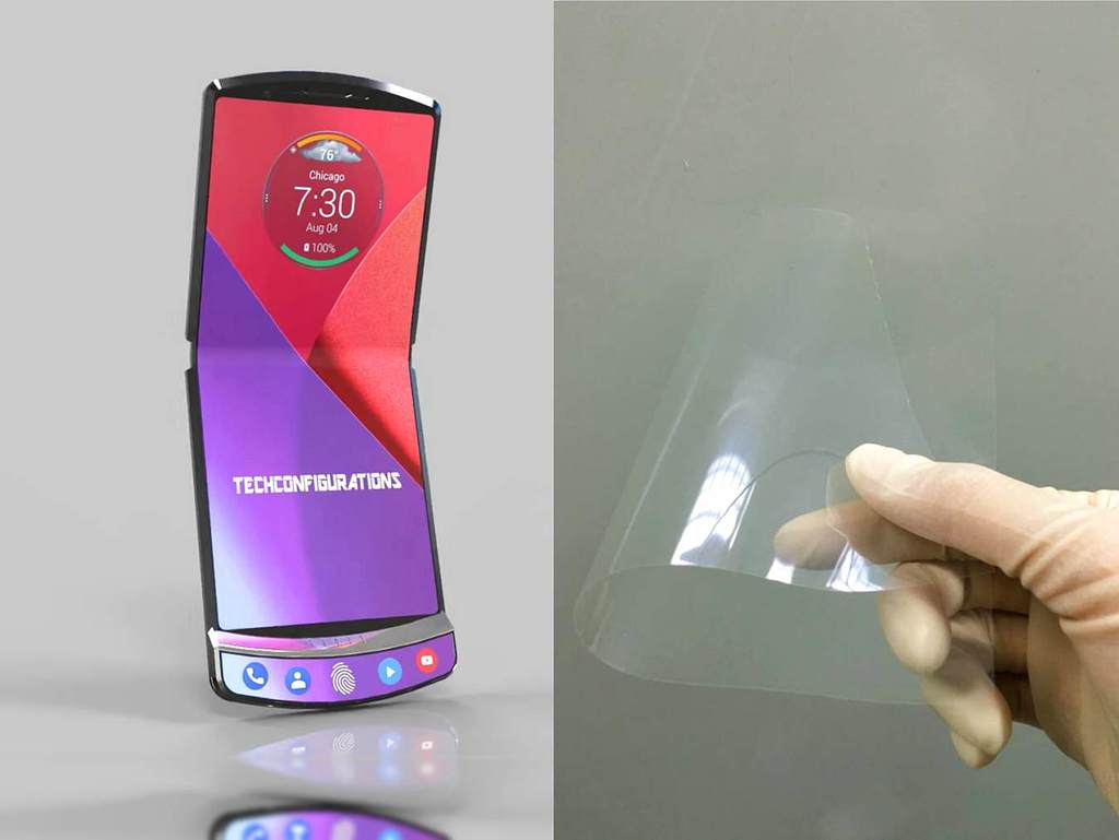 Motorola RAZR 首部摺屏手機  捨棄 Samsung 可屈曲式屏幕物料