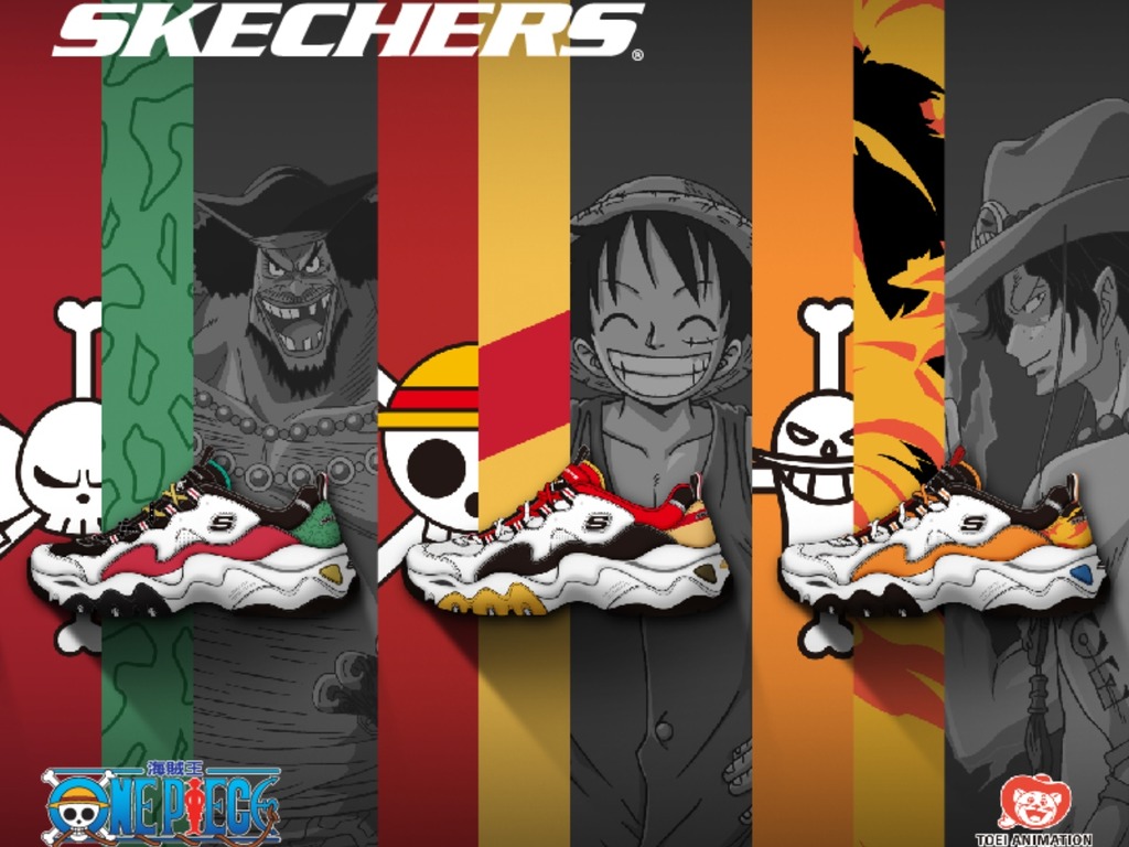 SKECHERS × One Piece 海賊王別注版波鞋月中抵港