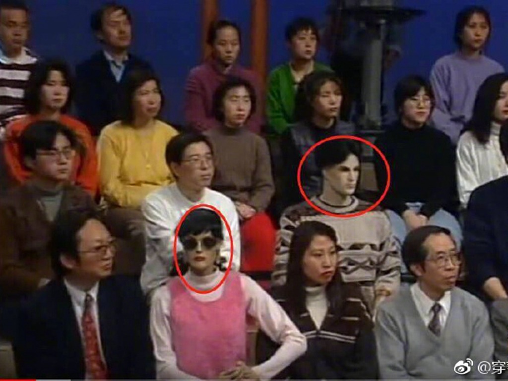 內地節目用模特兒公仔充當觀眾?網民:想採訪旁邊人的感受