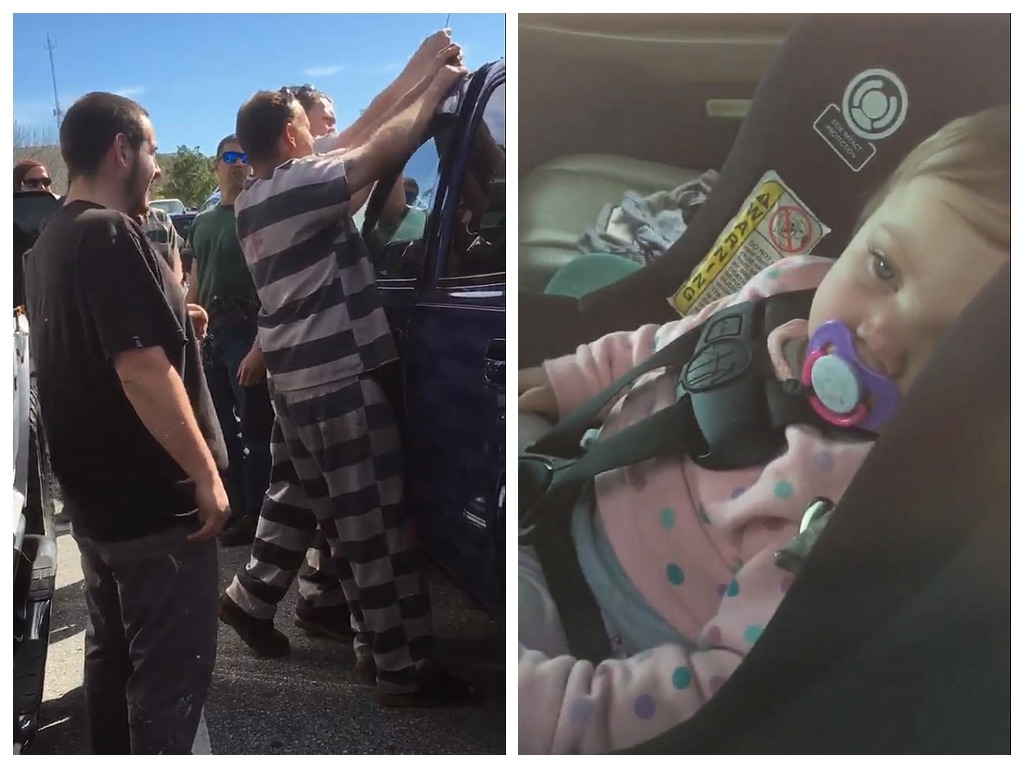 1 歲女嬰被反鎖車內！囚犯「重操故業」極速救 B