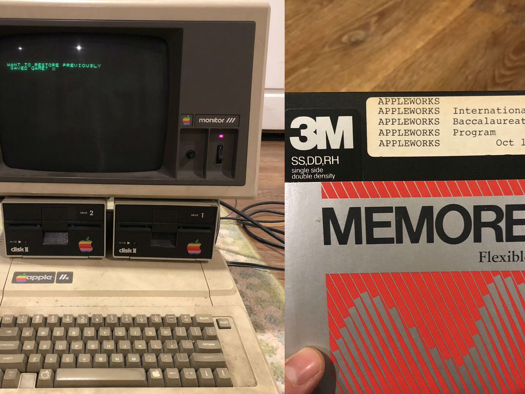 30 年歷史 Apple IIe 電腦「出土」兼可正常運作！機主 9 歲兒問：這是電腦嗎？