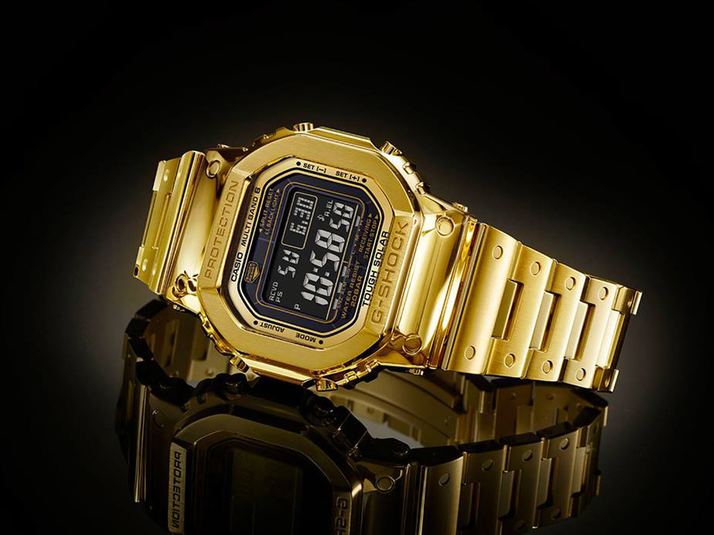 Casio 史上最貴 18K 純金 G-Shock G-D5000-9JR 手錶 全球限量 35 隻附訂購連結