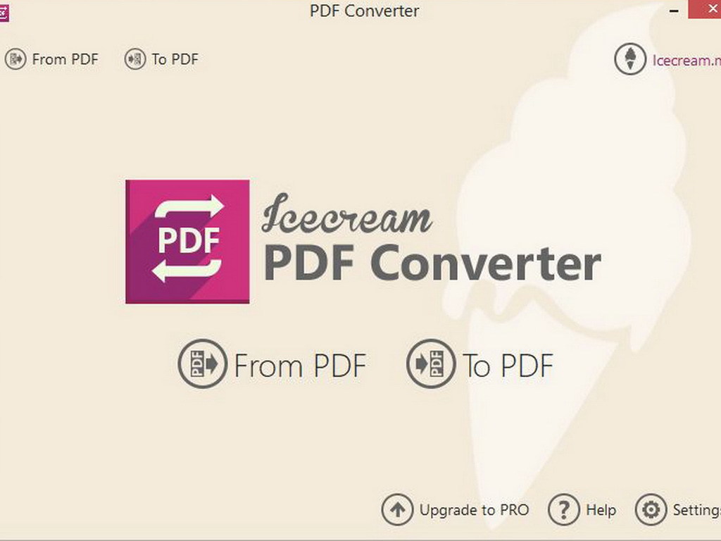 PDF 檔案轉換    Icecream PDF Converter 2.85 隨意修改