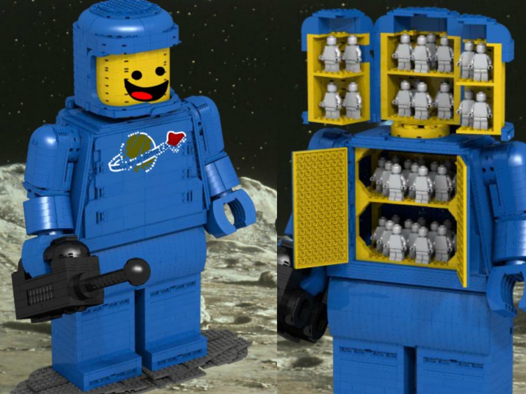LEGO Ideas 驚現巨型 LEGO 太空人！全身暗格收納大量 Minifigures