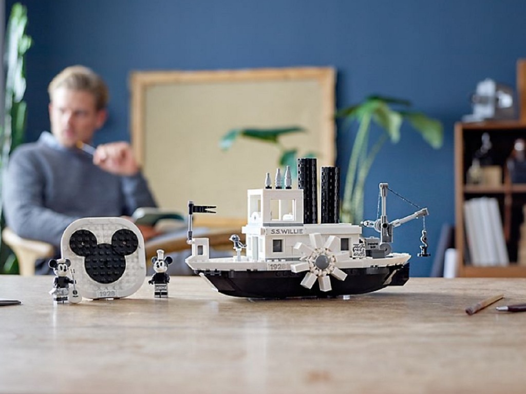 LEGO IDEAS 21317 汽船威利號！重現迪士尼首部有聲動畫