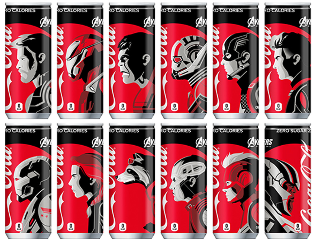 復仇者聯盟 4 日本獨家推出 Coca-Cola ZERO 別注版 759 阿信屋 4 月中旬返貨