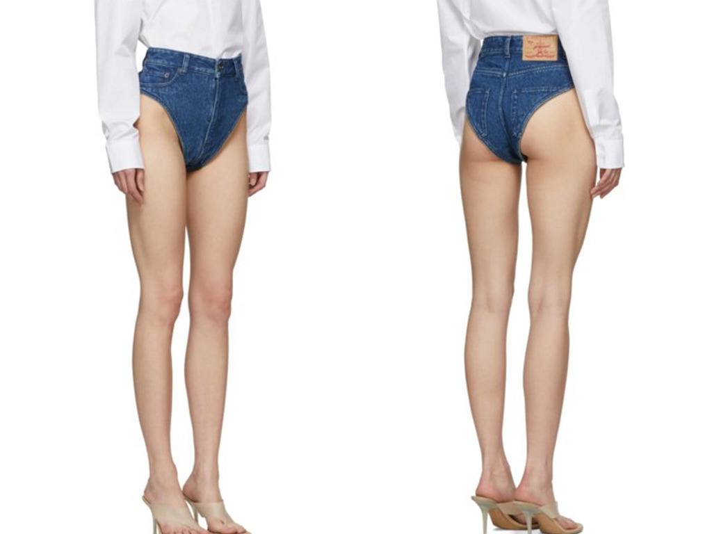 【牛仔底褲】法國 Y/Project 網購 $2450 牛仔內褲 網民：穿在外面還是裡面？