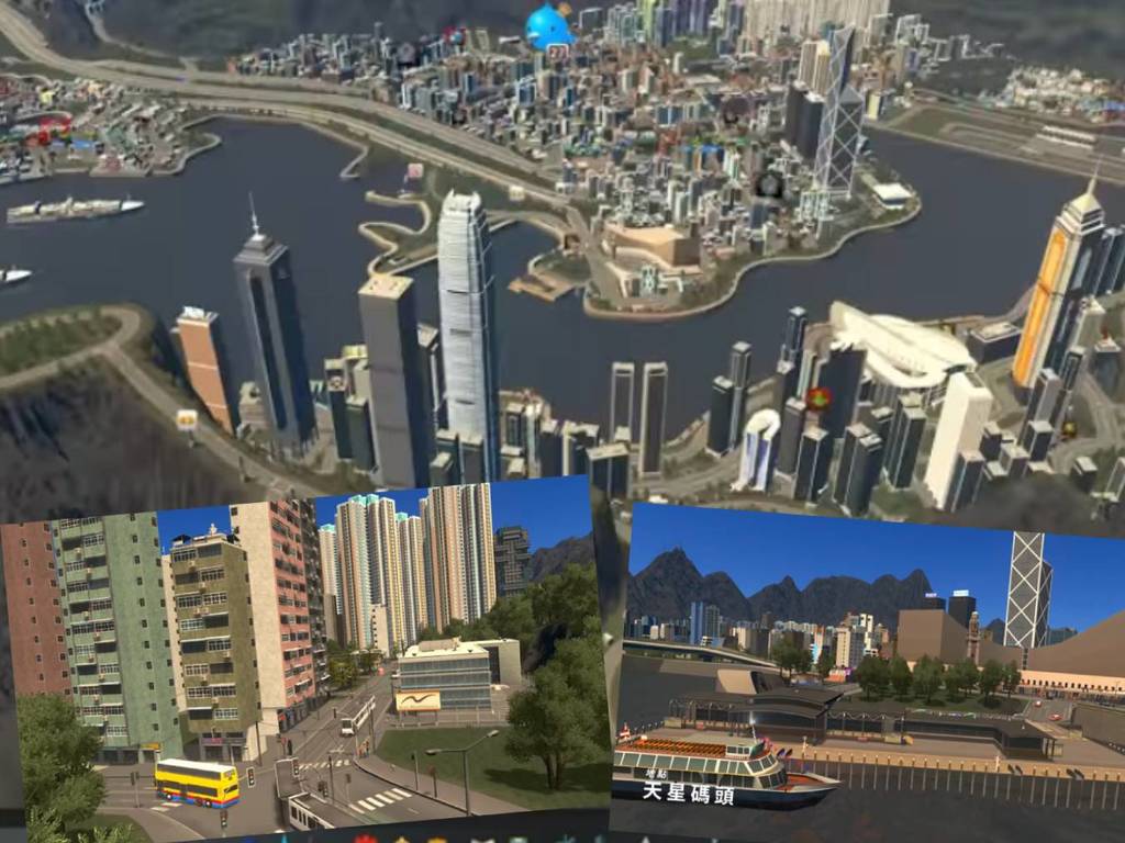 港人以「Cities:Skylines」還原整個香港!巴打大讚:好有心機