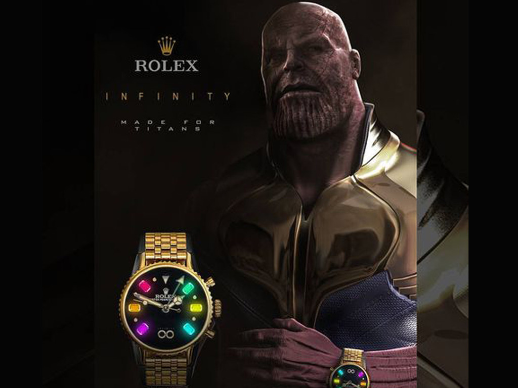 Rolex 勞力士無限手套？復仇者聯盟 Thanos 客製版手錶