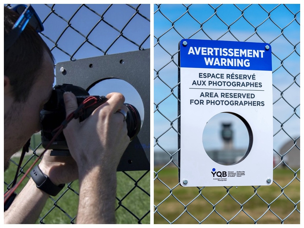 便利飛機拍友！加拿大機場於鐵絲網加設專用拍攝孔 