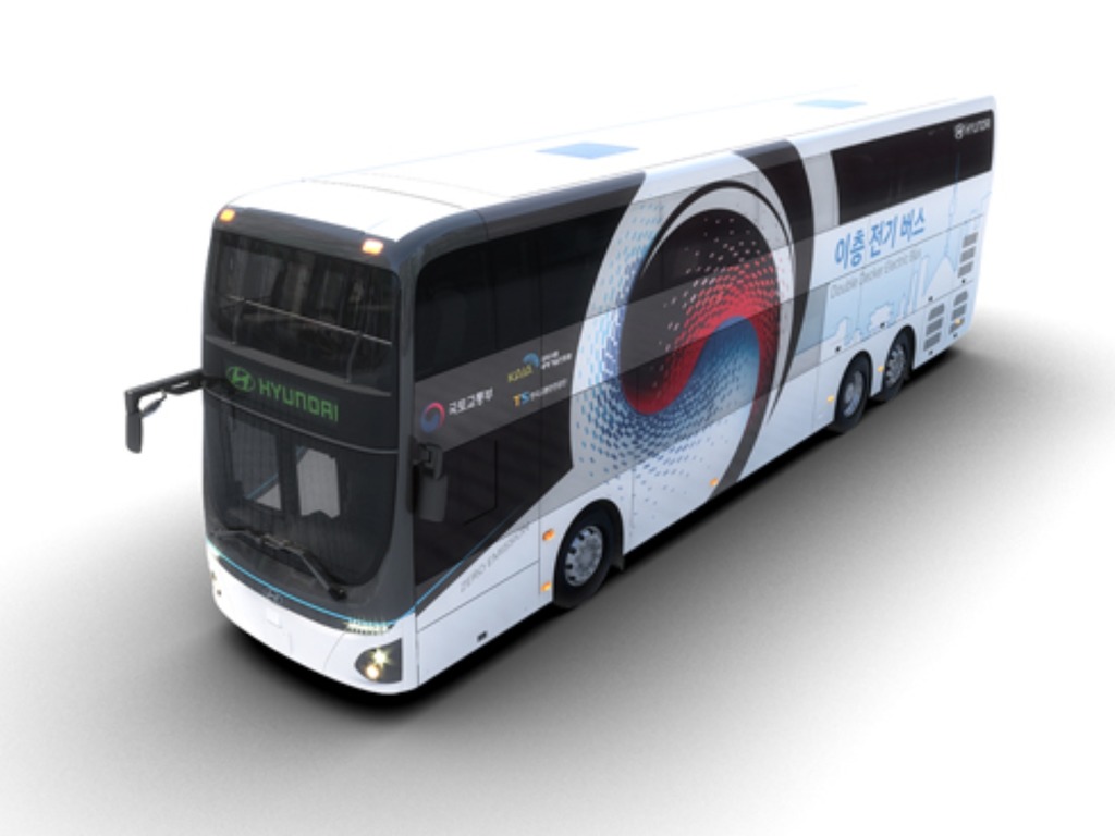 現代 Hyundai 首推雙層電動巴士不遜比亞迪  72 分鐘充電續航 300 公里