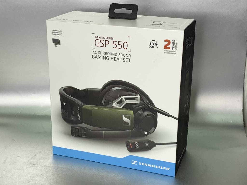 杜比環迴聲遊戲耳機 Sennheiser GSP550【開箱】