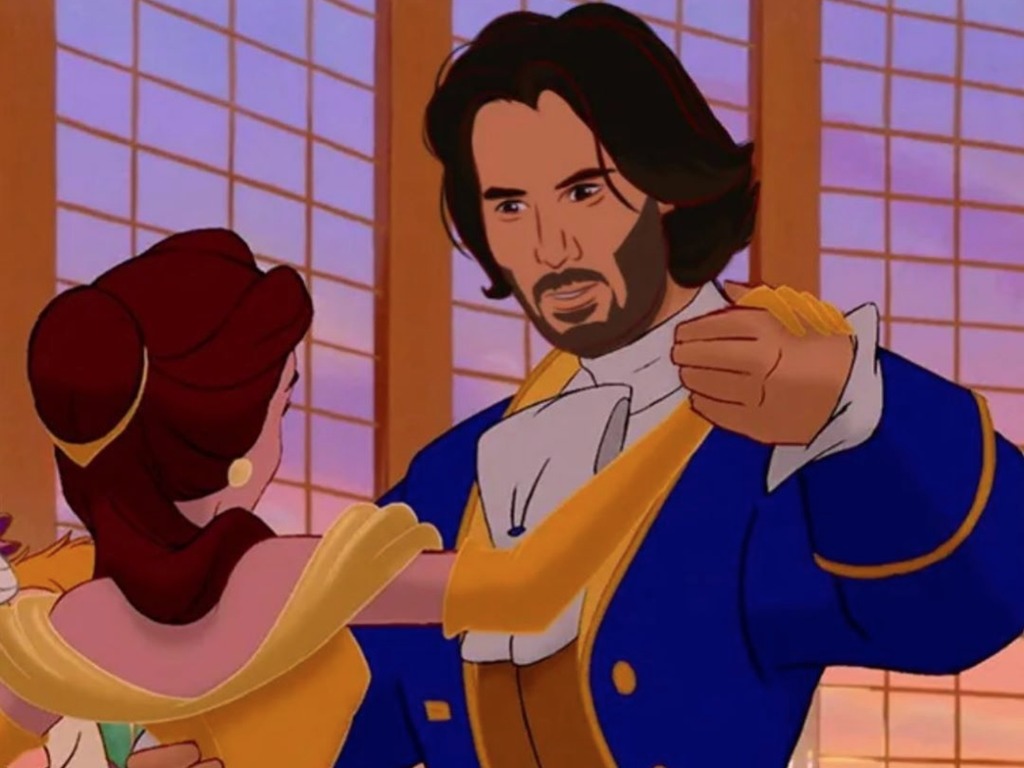 奇洛李維斯完美化身迪士尼 9 個王子角色！妙畫史上最俊野獸