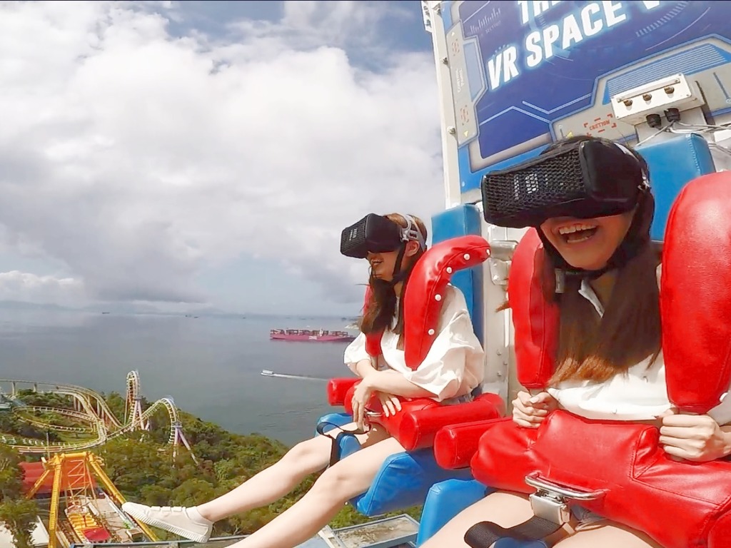 海洋公園 VR 跳樓機率先直擊！展開太空探索之旅