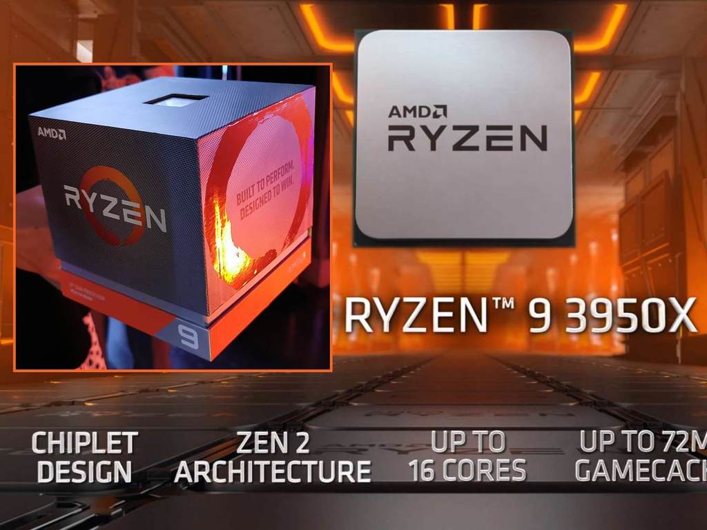 AMD Ryzen 9 3950X 十六核效能曝光！ Intel i9 9980XE 十八核被打趴全輸