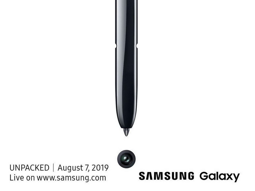 Samsung Unpacked Event 官方邀請函事先張揚 Galaxy Note 10 兩大賣點！
