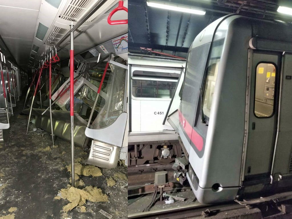 港鐵列車相撞事故調查報告出爐！MTR：承辦商有不可推卸責任