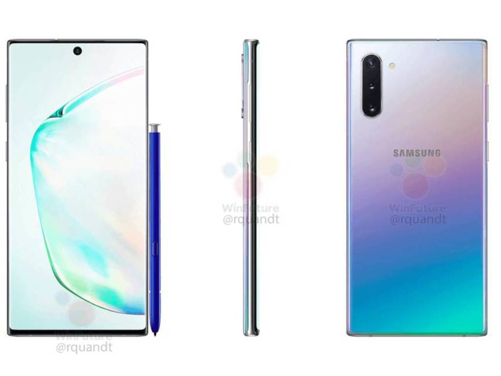 Samsung Galaxy Note10 疑似官方圖片流出 將用上漸變色機身？
