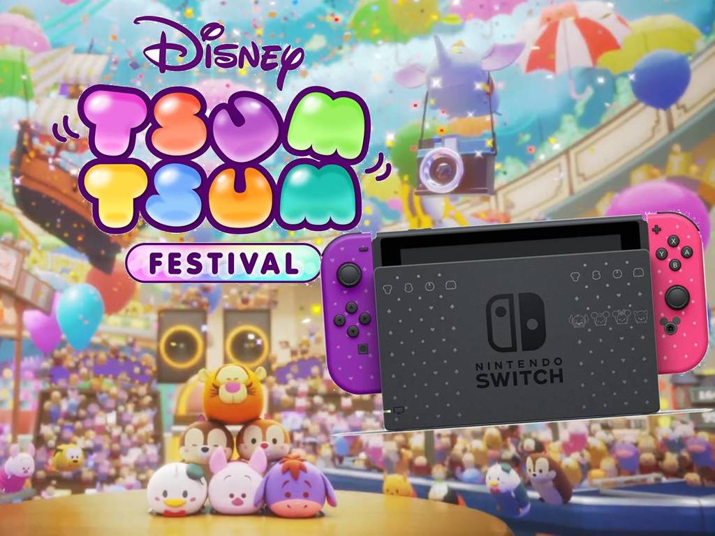 《Disney Tsum Tsum 嘉年華》10 月登場！限定 Switch 主機同步發售