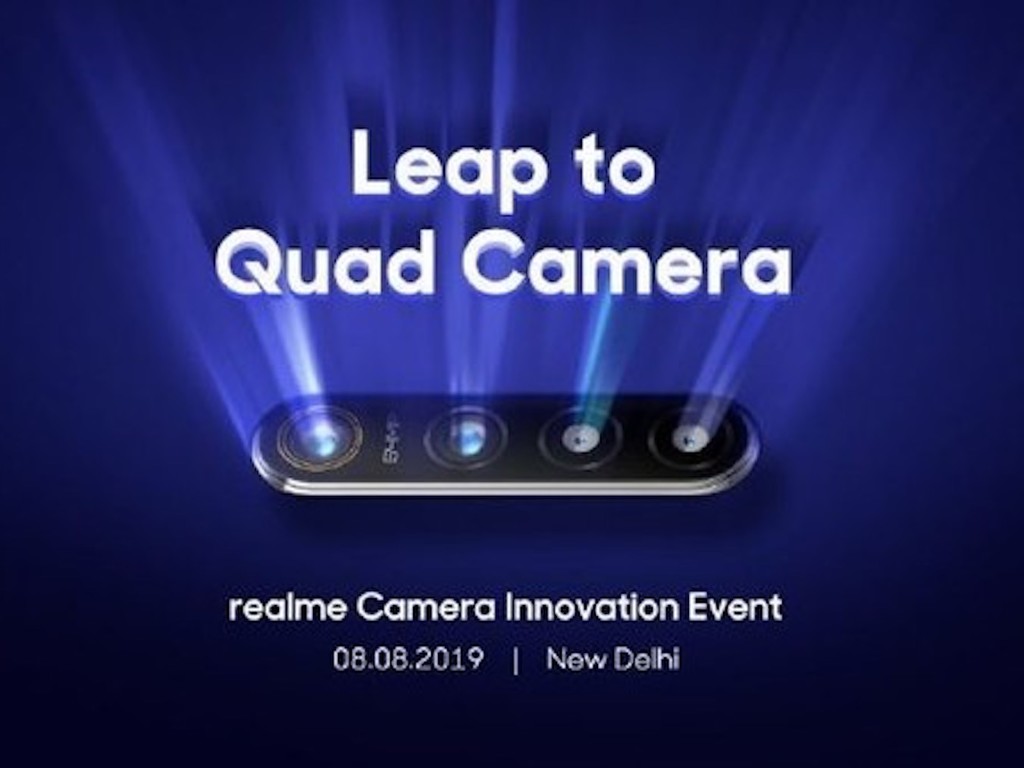 realme 64M 攝力四攝手機預計即將登場