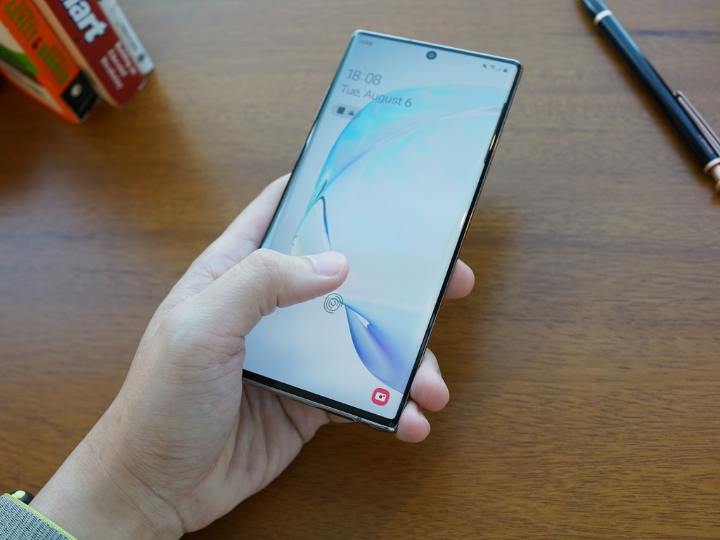 Samsung Galaxy Note 10 超聲波屏下指紋測試影片！效能神秘升級！