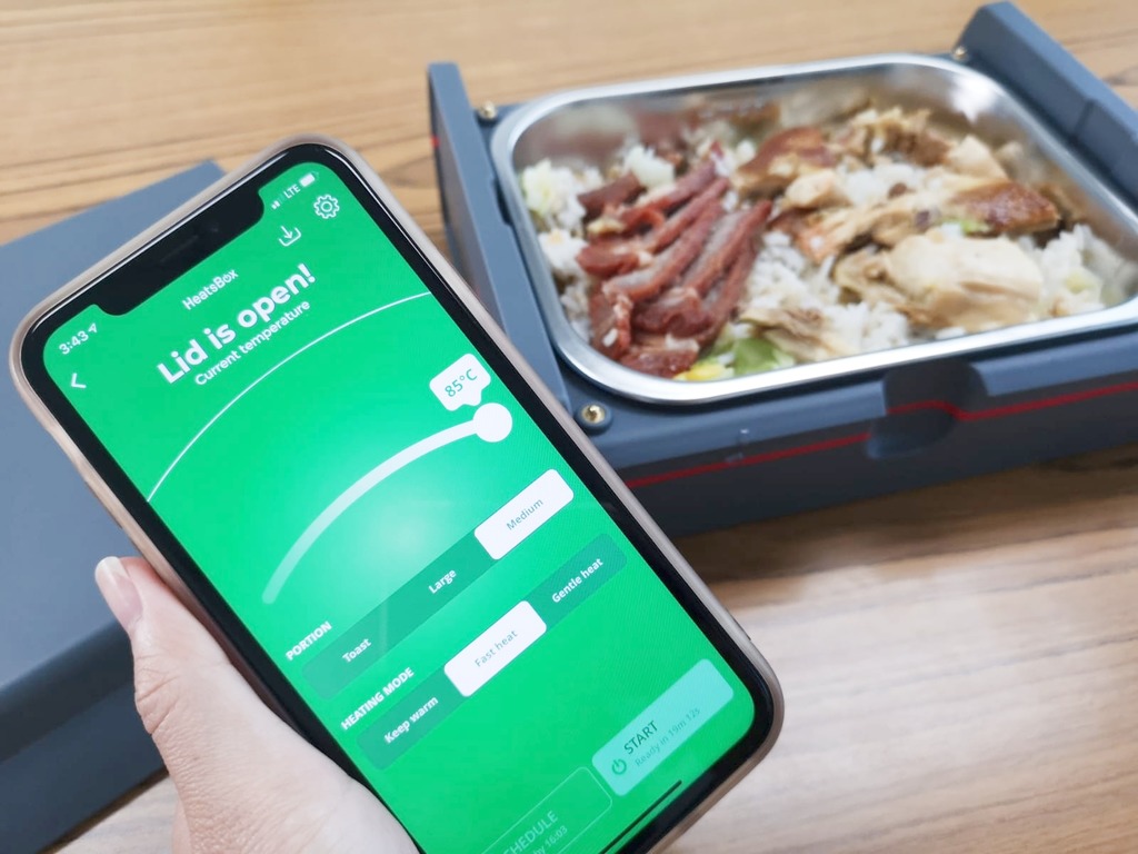 Heatsbox 智能加熱飯盒開箱測試！半個鐘有飯食