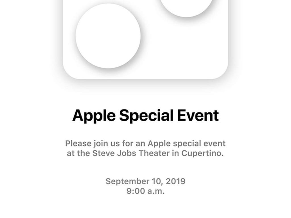 iPhone 11 發布日期確認！Apple 秋季新品發布會邀請函曝光！