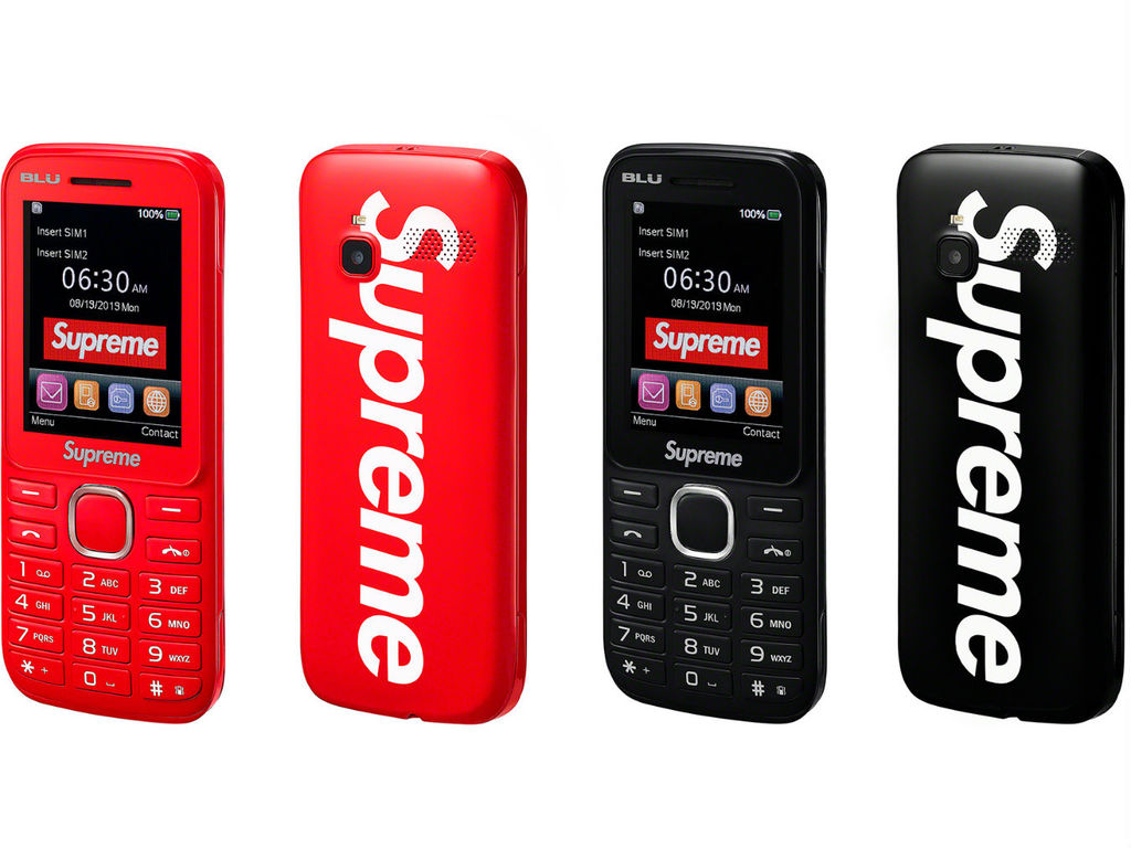 Supreme 首推手機竟為 3G Feature Phone  紅機白 Logo 或有炒價
