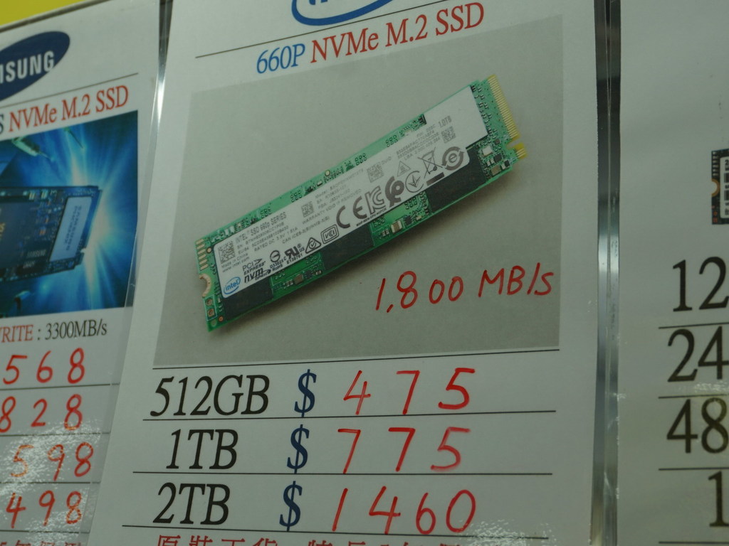＄800 有找 1TB！  NVMe SSD 劈價實況直擊