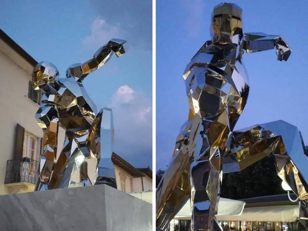 藝術家整雕像紀念 Iron Man 犧牲！命名「Man of Steel」激死粉絲