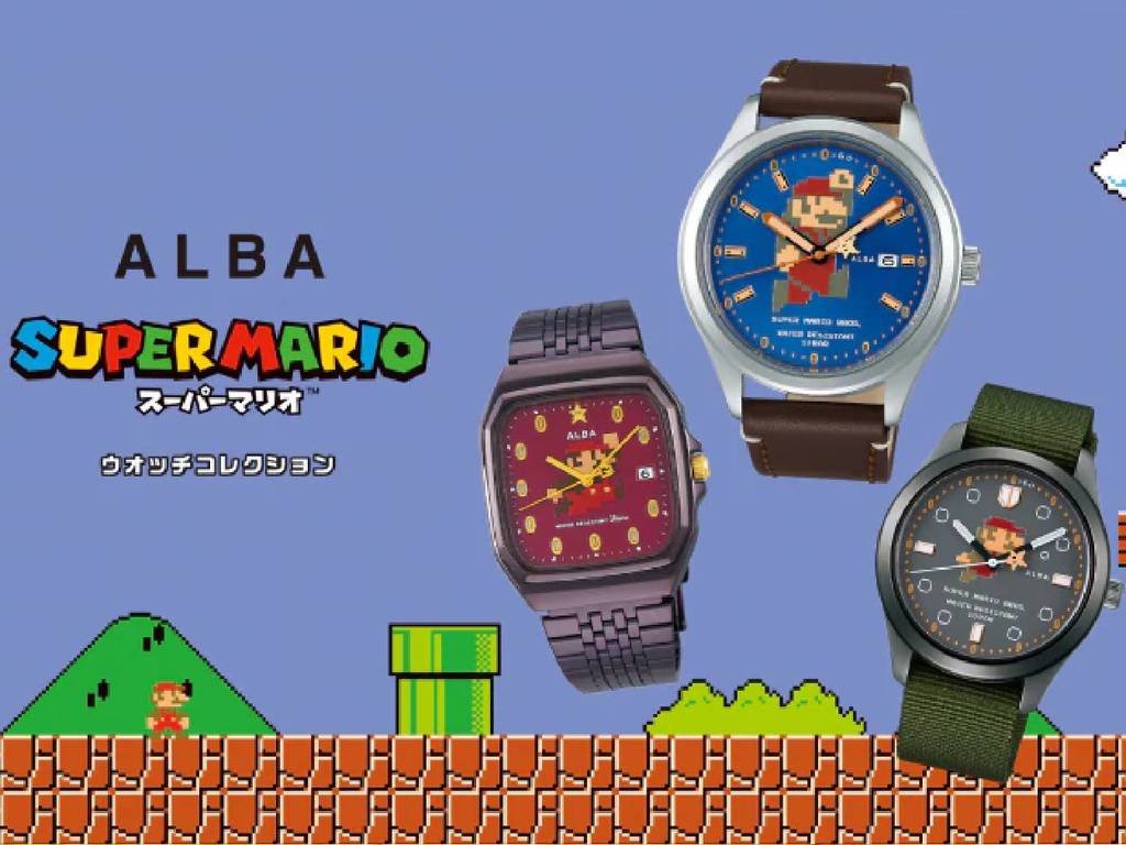 任天堂 x 精工 ALBA 推 Mario 主題腕錶！金色限定版超吸引