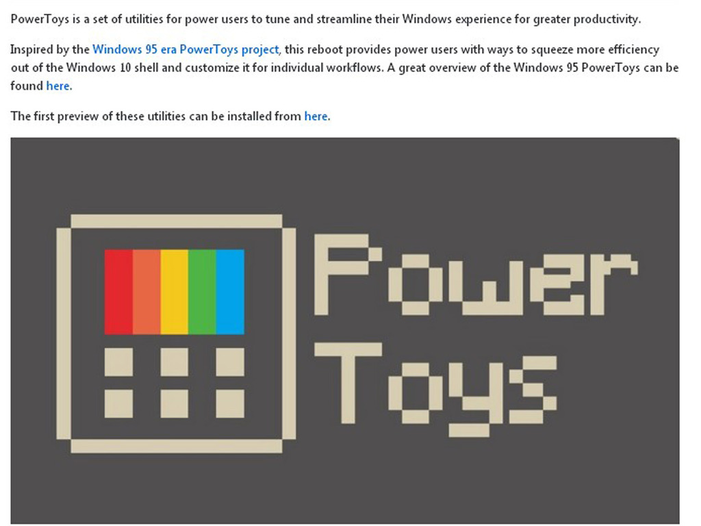 Microsoft Win 10 推出 PowerToys 經典工具程式集 還記得 FancyZones 嗎？