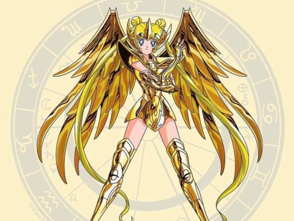 神人創作「黃金聖鬥士版」美少女戰士！比原版更美更華麗
