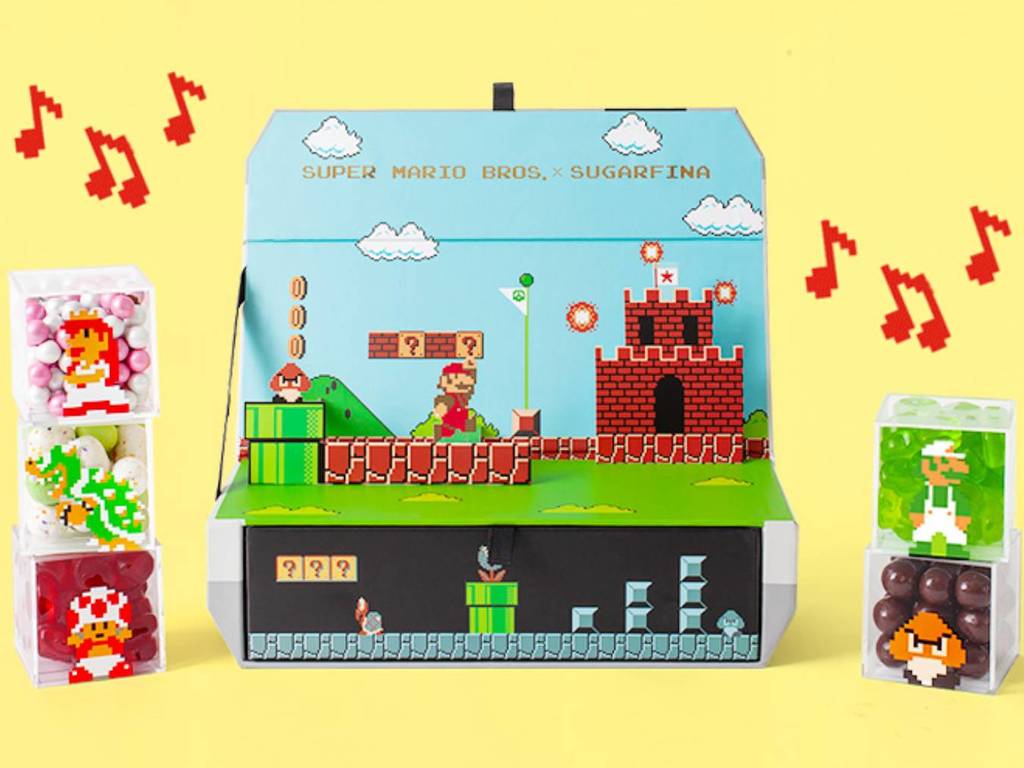 Mario x Sugarfina「灰機」糖果套裝香港開售！內置聲效值得收藏