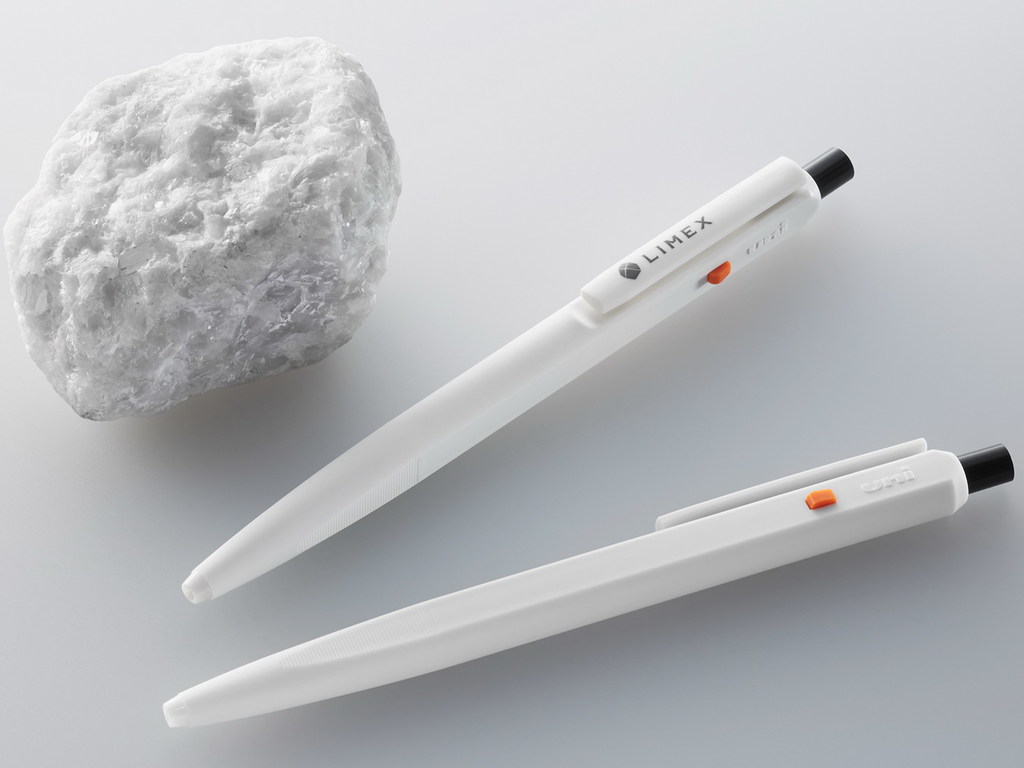 【環保筆】三菱推出石灰岩原子筆  為環保減少塑膠