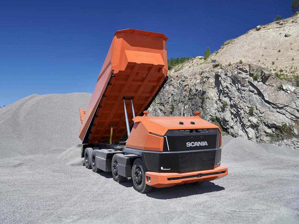 【e＋車路事】Scania 自動駕駛泥頭車 採用全新再生能源